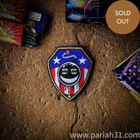 Patriotic Joy Bomb - Embroidered Patch (Limited Edition)